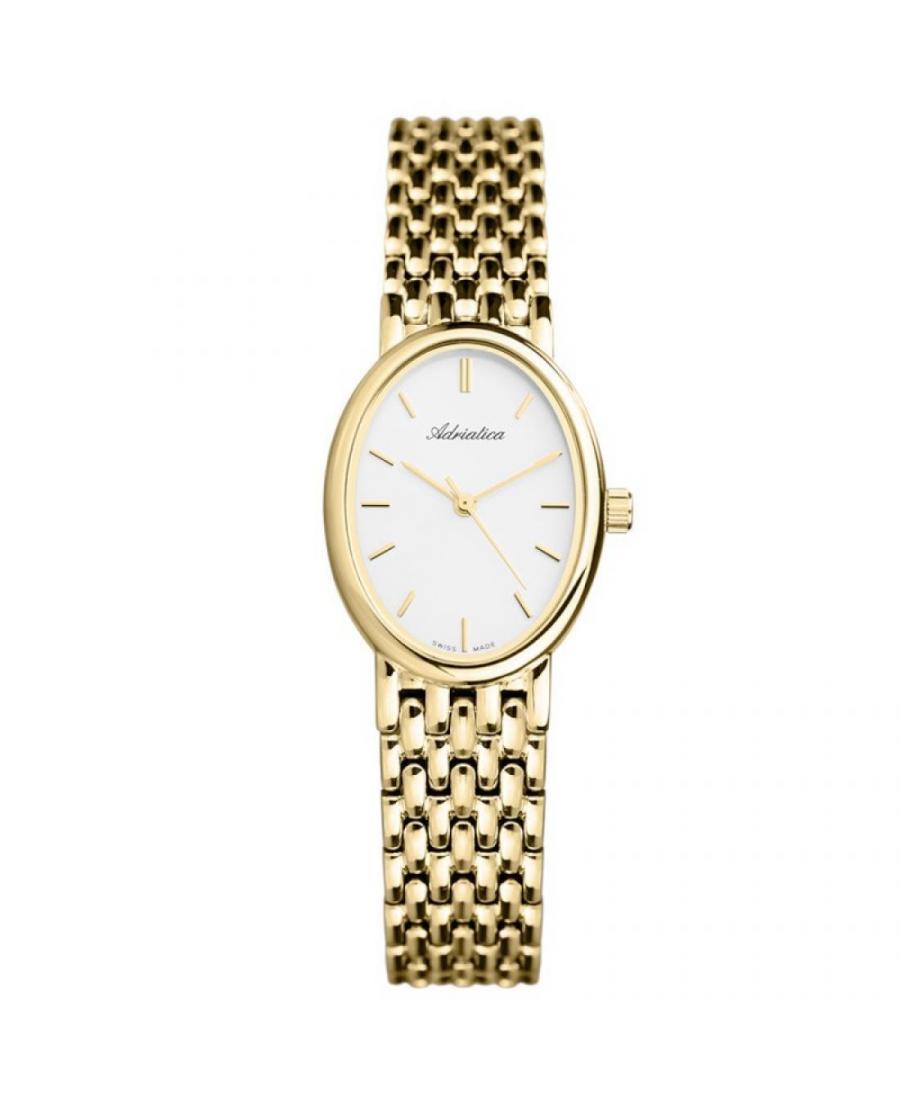 Women Swiss Fashion Classic Quartz Watch Adriatica A3436.1113Q White Dial