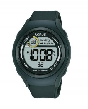 Men Sports Japan Quartz Digital Watch Timer LORUS R2373LX-9 Grey Dial 55mm