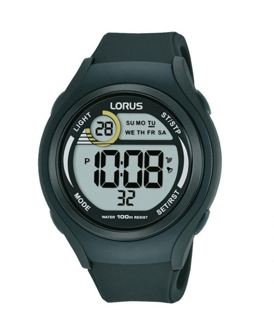 Мужские Спортивные Японские Кварцевый Цифровой Часы Timer LORUS R2373LX-9 Серый Dial 55mm