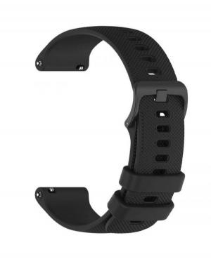 Watch Strap Diloy SBR42.01.20 Silicone czarny Silikon Czarny 20 mm
