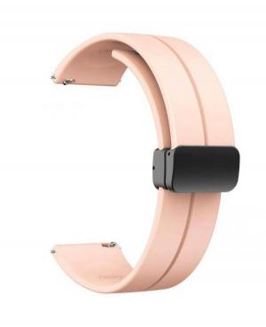 Watch Strap Diloy SBR45.13.20 Silicone Pink 20 mm
