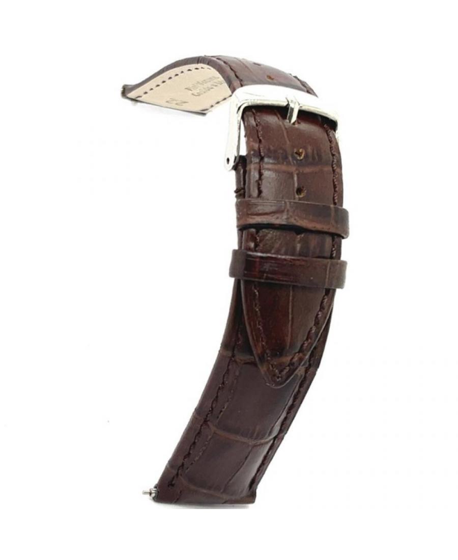 Watch Strap Diloy 424.02.20 Brown 20 mm