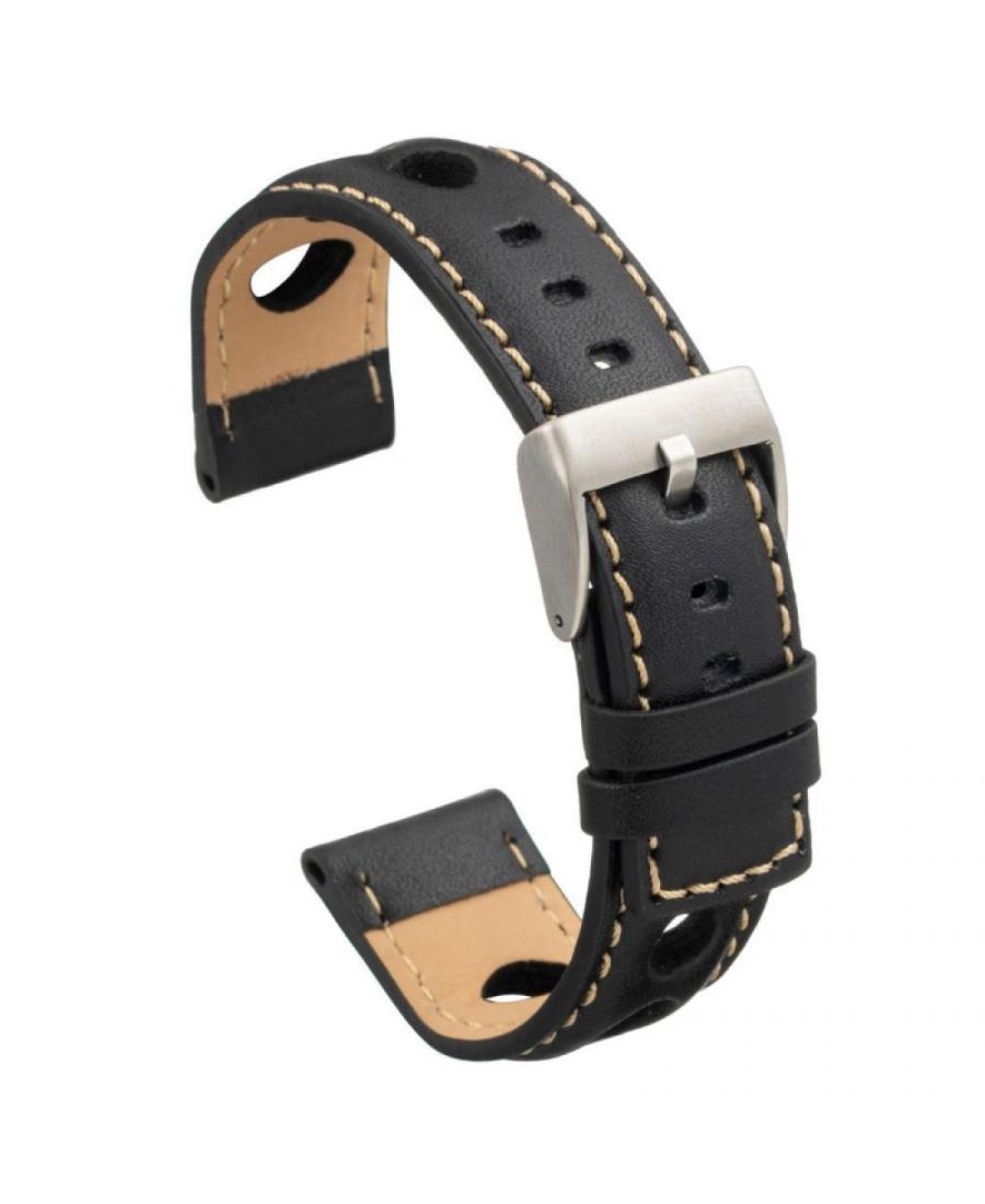 Watch Strap Diloy P355.01.22 Black 22 mm