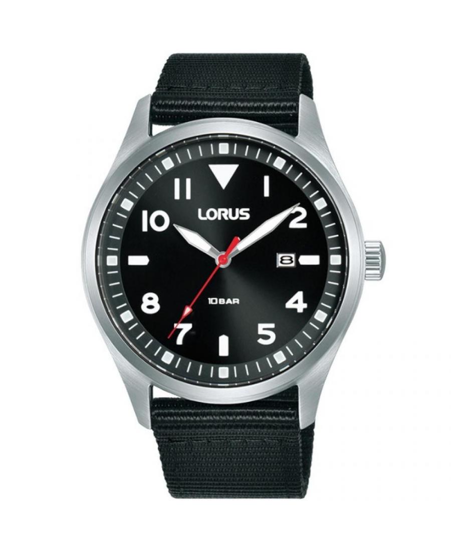 Men Japan Classic Quartz Watch Lorus RH927QX-9 Black Dial
