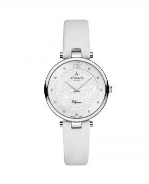 Women Classic Swiss Quartz Watch ATLANTIC 29037.41.21L White Dial 33mm