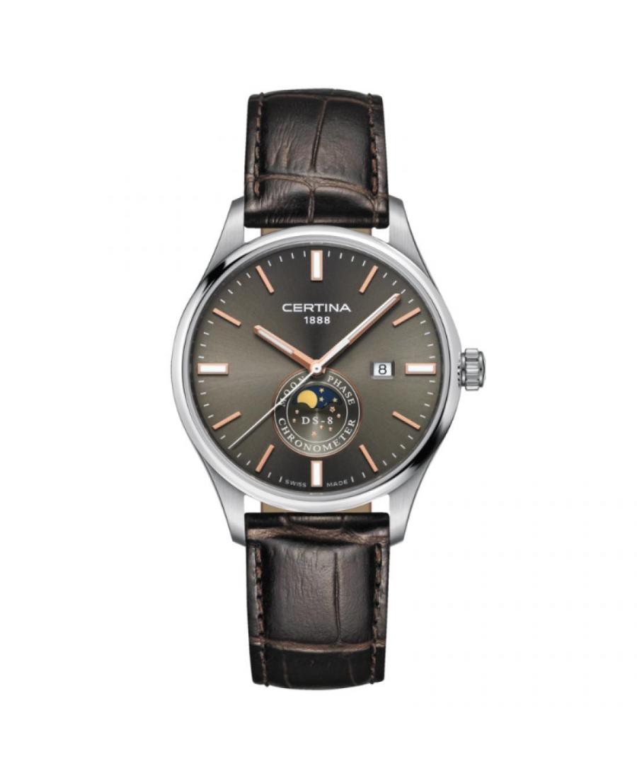 Men Swiss Classic Quartz Watch Certina C033.457.16.081.00 Brown Dial