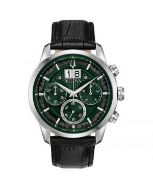 Mężczyźni kwarcowy Zegarek Bulova 96B310 Zielony Wybierz