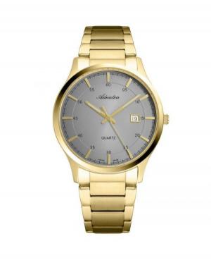 Men Swiss Classic Quartz Watch Adriatica A8302.1117Q Grey Dial