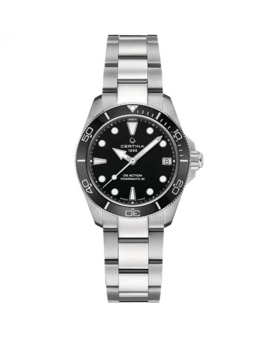 Women Swiss Classic Automatic Watch Certina C032.007.11.051.00 Black Dial