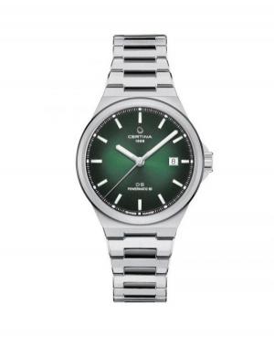 Men Classic Luxury Swiss Automatic Analog Watch CERTINA C043.407.22.091.00 Green Dial 39mm