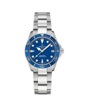 Women Classic Diver Luxury Swiss Automatic Analog Watch CERTINA C032.007.11.041.00 Blue Dial 34.5mm