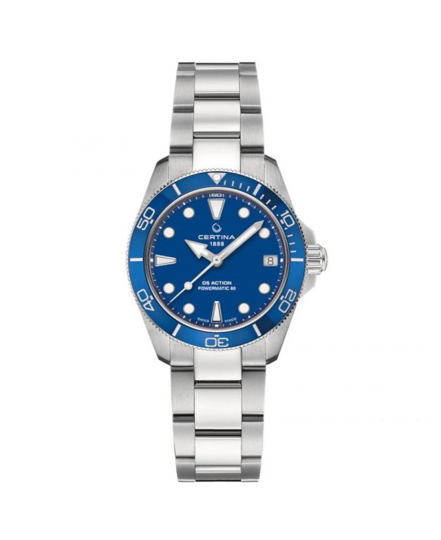 Kobiety Szwajcar klasyczny automatyczny Zegarek Certina C032.007.11.041.00 Niebieska Wybierz