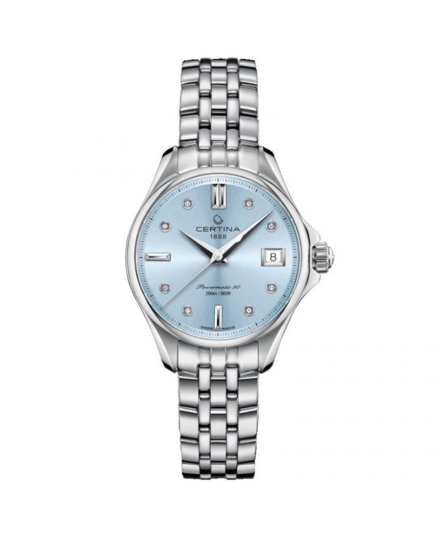 Women Swiss Classic Automatic Watch Certina C032.207.11.046.00 Blue Dial