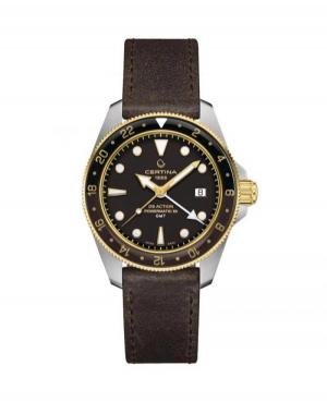 Mężczyźni klasyczny Diver Luxury Szwajcar automatyczny analogowe Zegarek CERTINA C032.929.26.051.00 Brązowy Dial 41mm