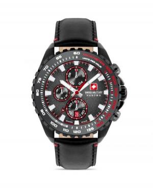 Men Sports Swiss Quartz Analog Watch Chronograph SWISS MILITARY HANOWA SMWGC0001832 Grey Dial 45mm