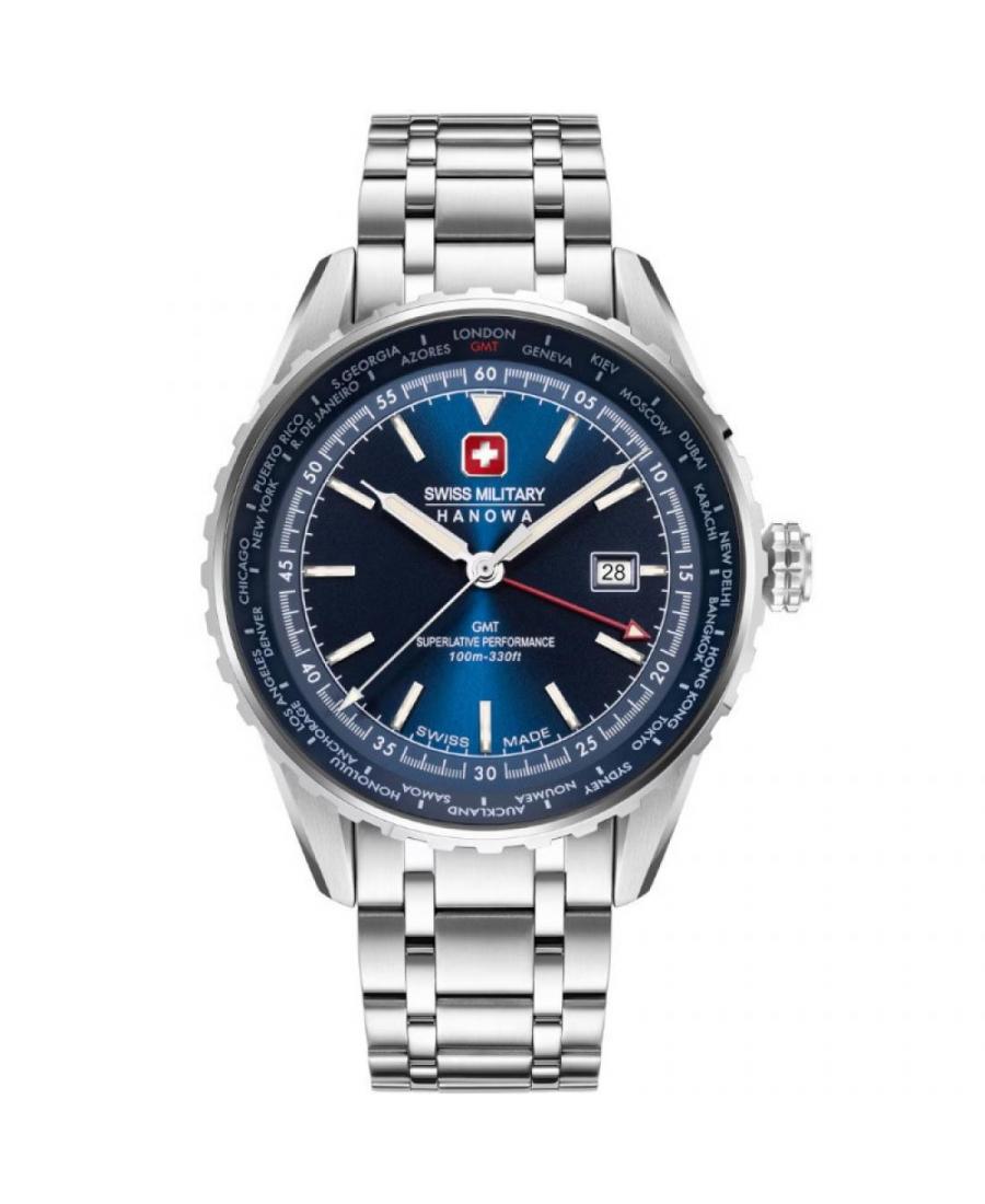 Mężczyźni Szwajcar sportowy kwarcowy Zegarek Swiss Military Hanowa SMWGH0003204 Niebieska Wybierz