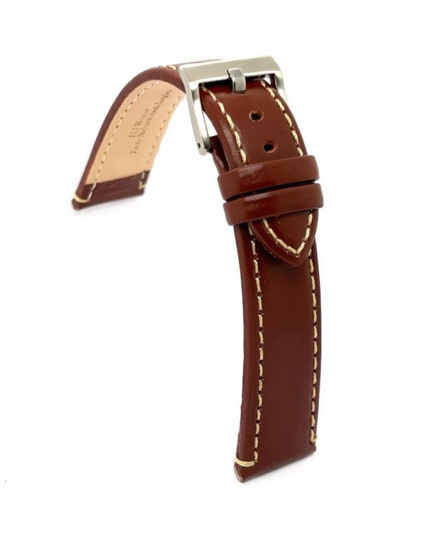 Watch Strap Diloy 373.09.22 Brown 22 mm