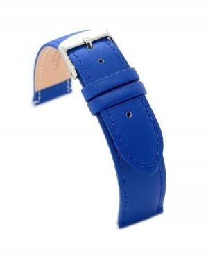 Watch Strap Diloy 304.16.12 Leather Blue Niebieska 12 mm
