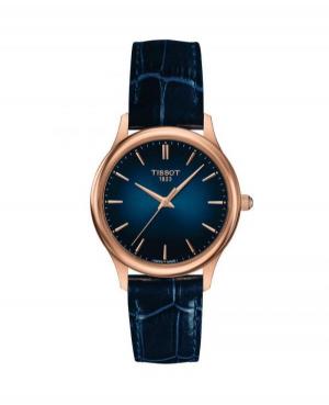 Women Classic Luxury Swiss Quartz Analog Watch TISSOT T926.210.76.041.00 Blue Dial 31.8mm