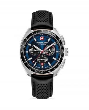 Men Sports Swiss Quartz Analog Watch Chronograph SWISS MILITARY HANOWA SMWGC0003301 Blue Dial