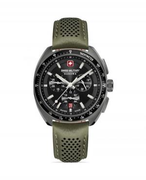 Men Sports Swiss Quartz Analog Watch Chronograph SWISS MILITARY HANOWA SMWGC0003340 Black Dial