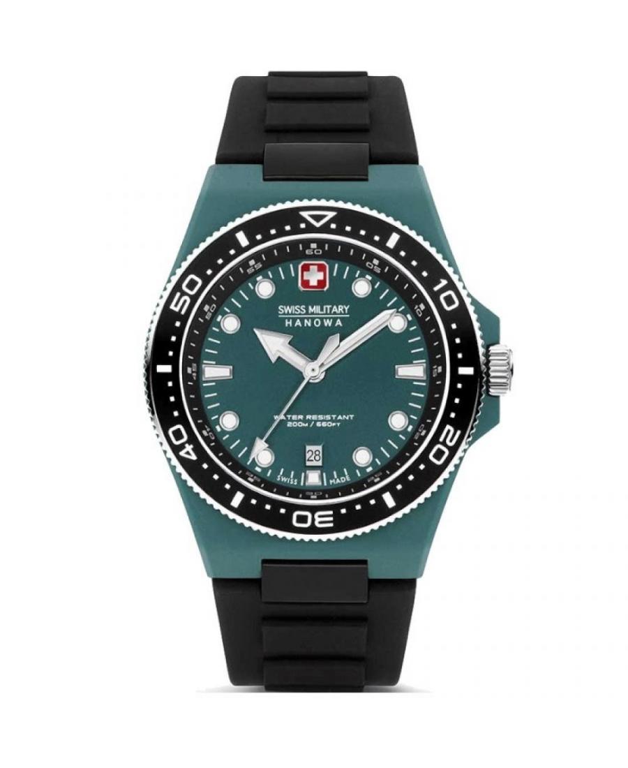 Мужские Швейцарские Спортивные Кварцевый Часы Swiss Military Hanowa SMWGN0001185 Синий Циферблат
