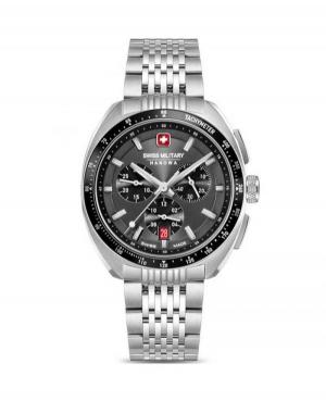 Men Classic Sports Swiss Quartz Analog Watch Chronograph SWISS MILITARY HANOWA SMWGI0003302 Grey Dial