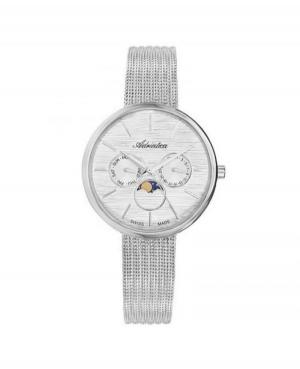 Женские Швейцарские Классические Кварцевый Часы Adriatica A3732.5113QF Серебряного цвета Циферблат