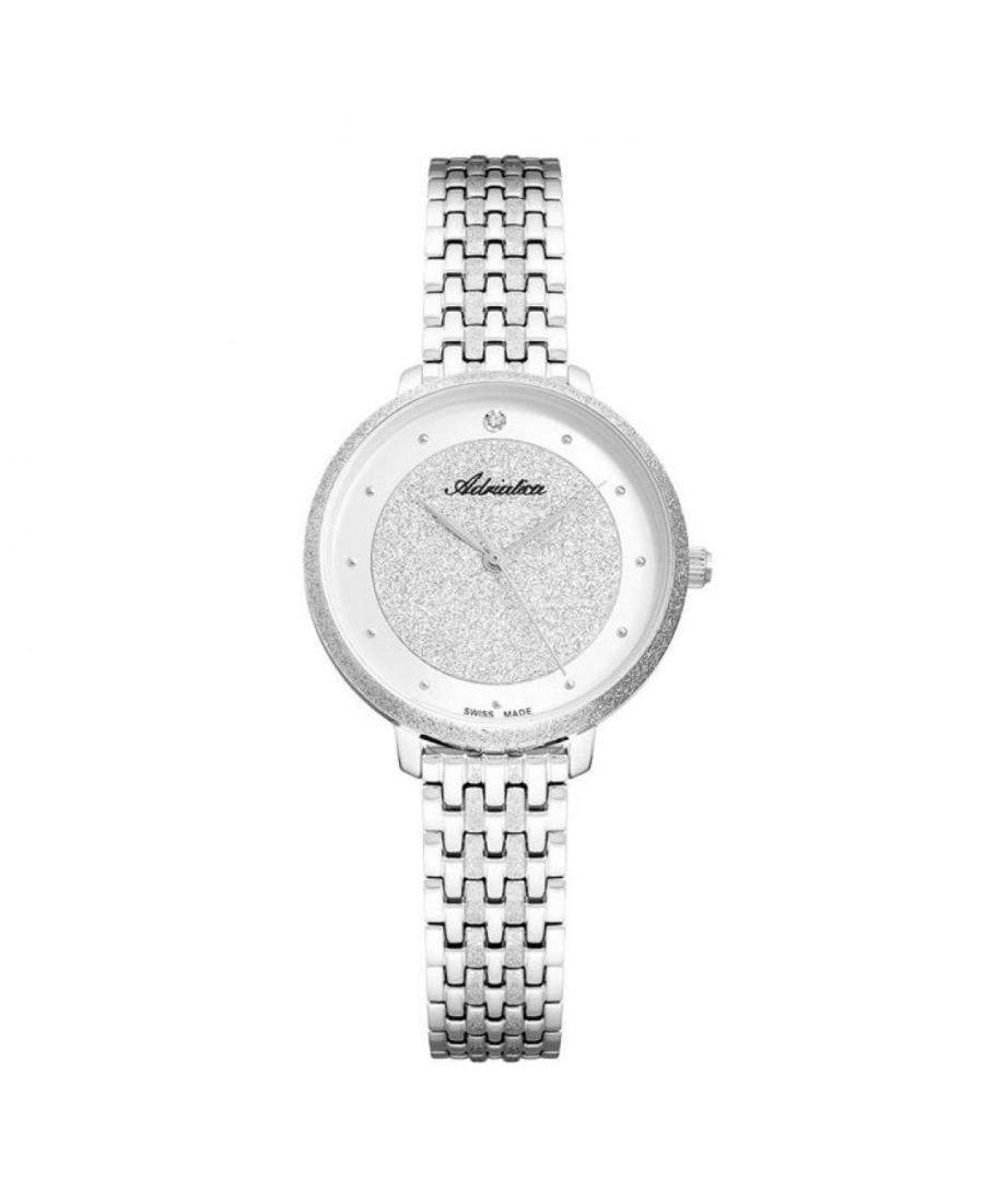 Women Swiss Fashion Quartz Watch Adriatica A3751.5143Q Silver Dial