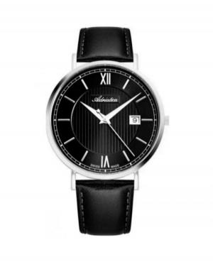 Men Swiss Classic Quartz Watch Adriatica A1294.5264Q Black Dial