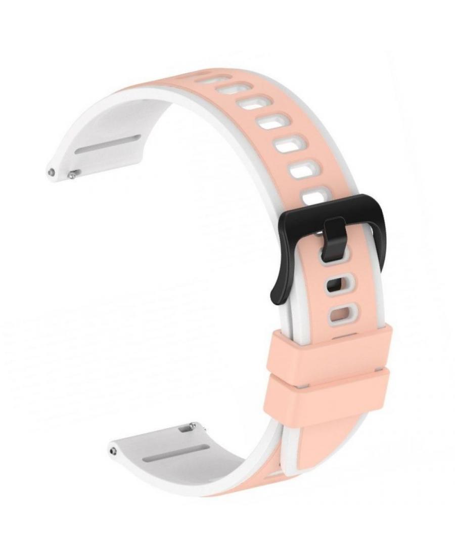 Watch Strap Diloy SBR44.13.20 Silicone Pink 20 mm