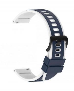 Watch Strap Diloy SBR44.05.20 Silicone White 20 mm