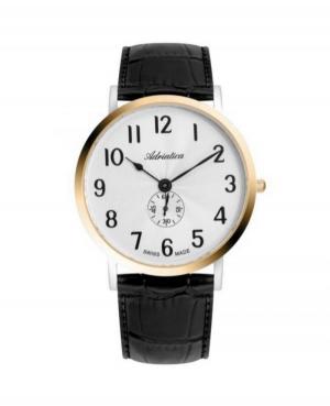 Mężczyźni klasyczny Szwajcar kwarcowy analogowe Zegarek ADRIATICA A1113.2223Q Biały Dial 41mm