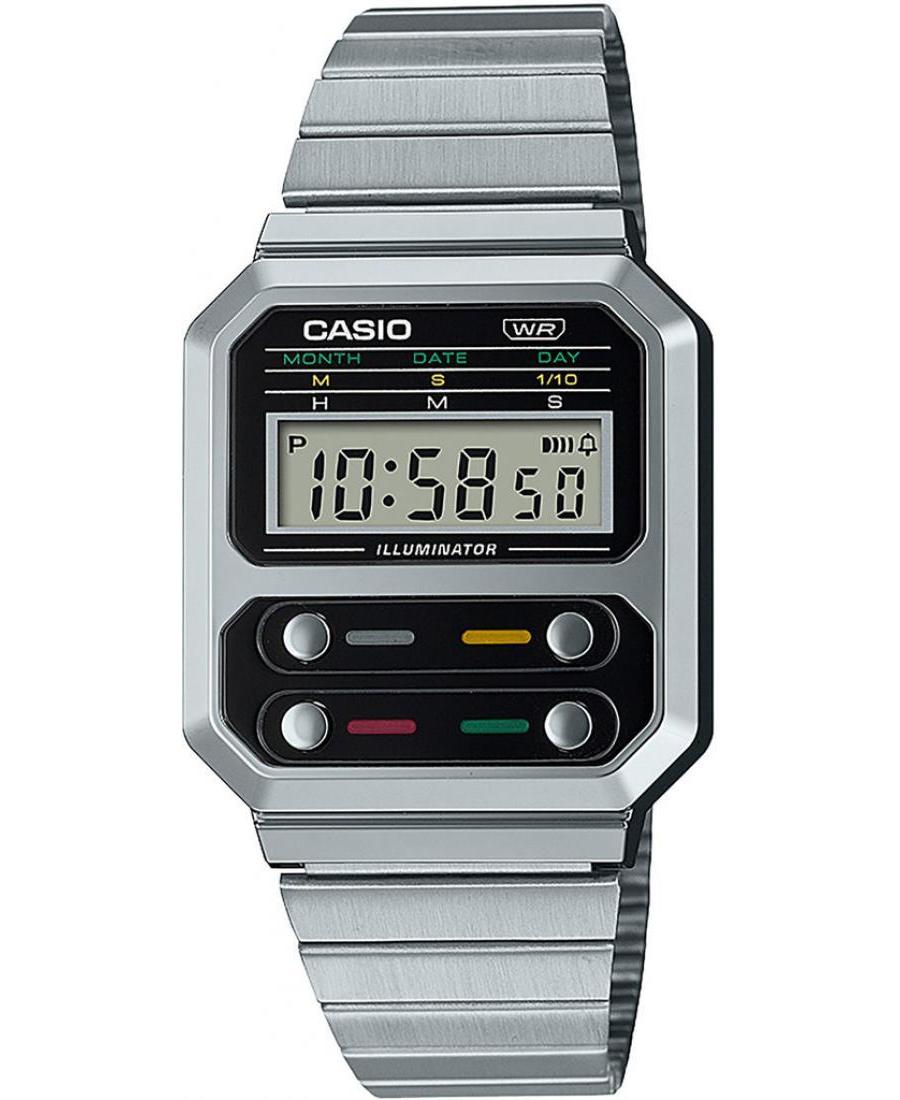 Мужские Fashion Кварцевый Часы Casio A100WE-1AEF Циферблат