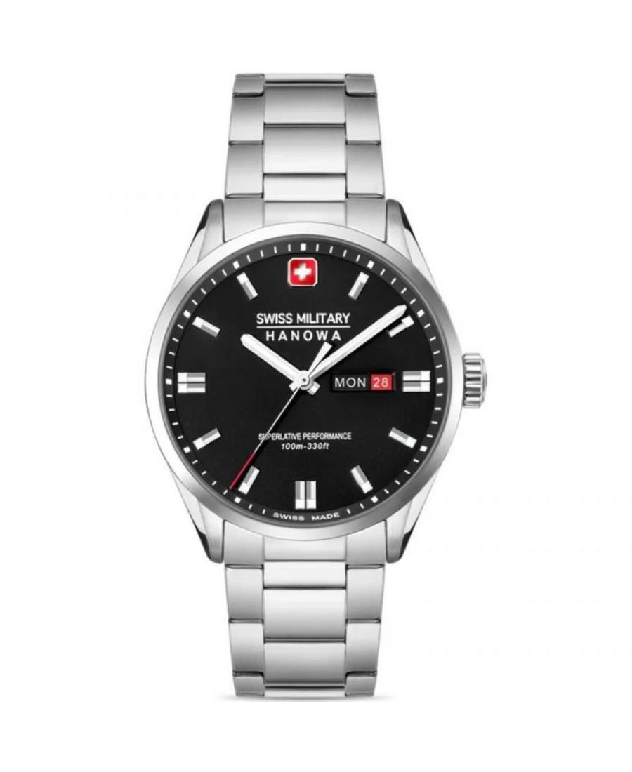 Mężczyźni Szwajcar klasyczny kwarcowy Zegarek Swiss Military Hanowa SMWGH0001601 Czarny Wybierz
