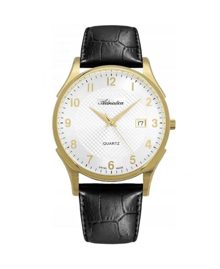 Mężczyźni klasyczny Szwajcar kwarcowy analogowe Zegarek ADRIATICA A1246.1223Q Srebrna Dial 41mm