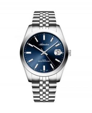 Men Classic Swiss Quartz Analog Watch ADRIATICA A1299.5115Q Blue Dial 39mm