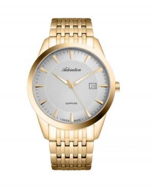Men Swiss Classic Quartz Watch Adriatica A1288.1117Q Grey Dial