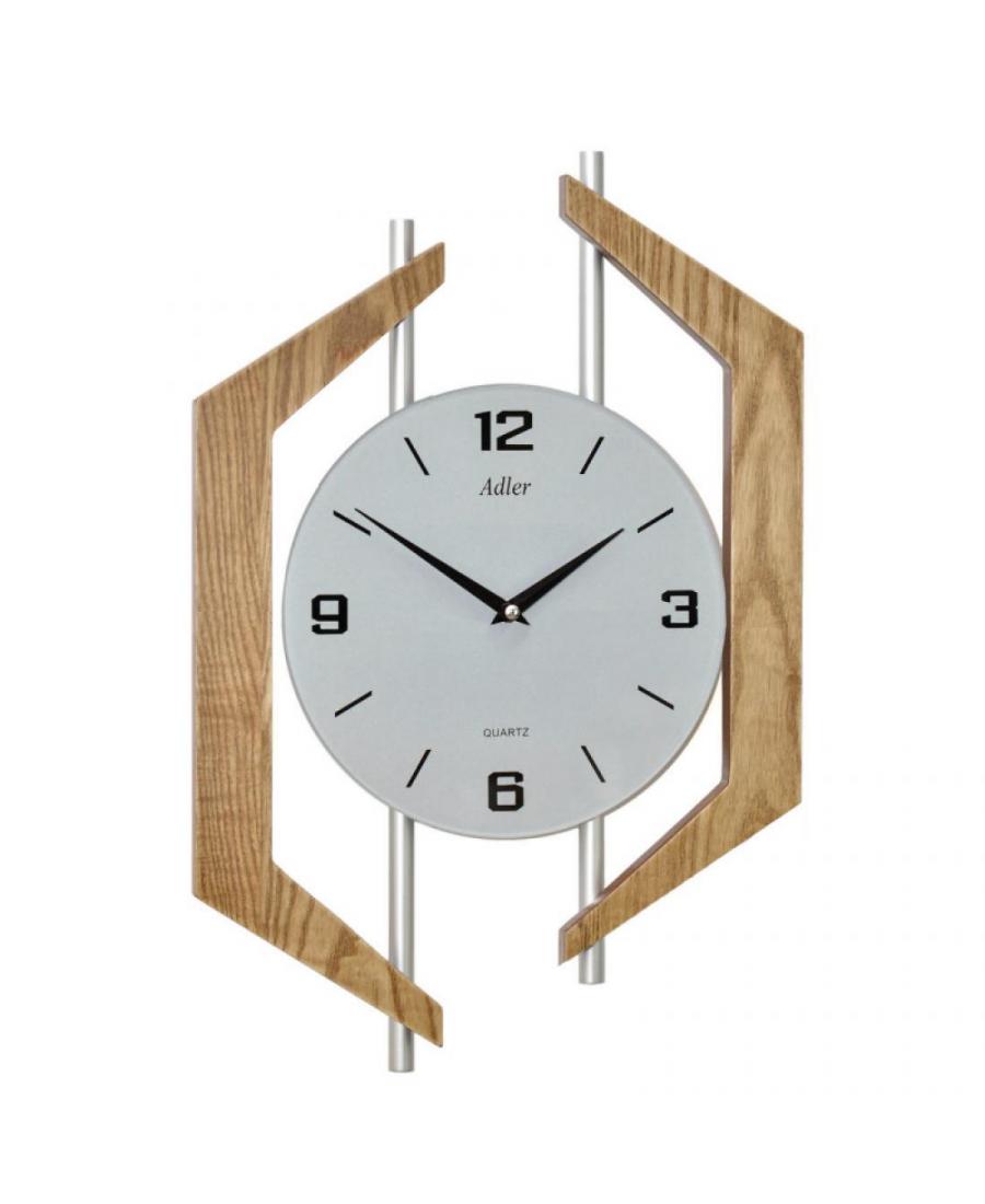 ADLER 21183PBO Wall clock Glass Oak