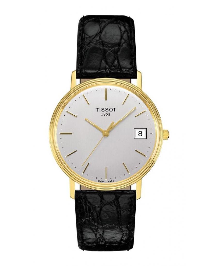 Mężczyźni Moda Luxury Szwajcar kwarcowy analogowe Zegarek TISSOT T71.3.401.31 Szary Dial 34mm
