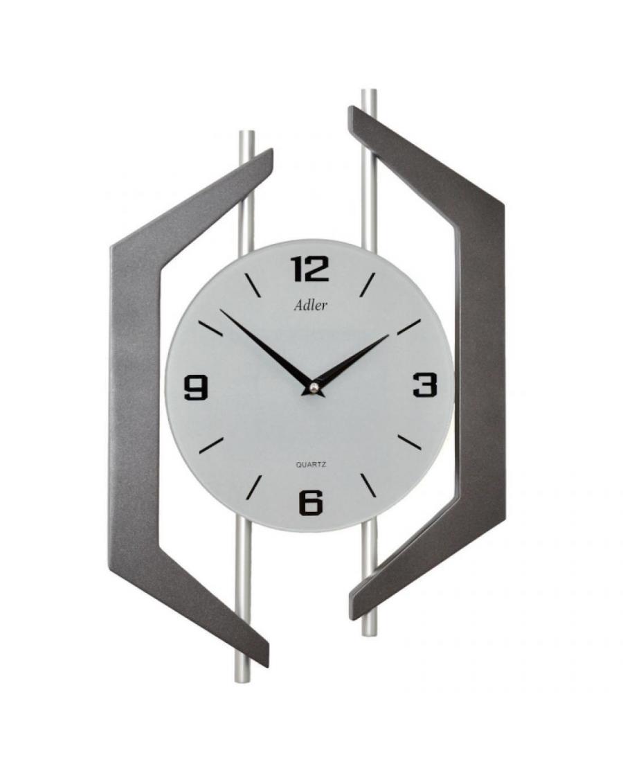 ADLER 21183ANTR Wall clock Glass Gray