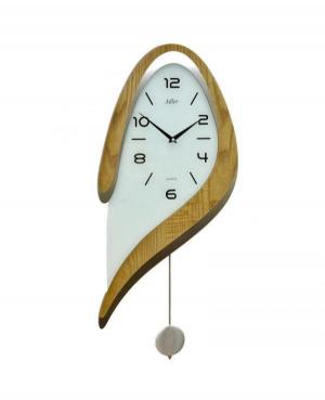 ADLER 20249PBO Wall clock Glass Oak Szkło Dąb