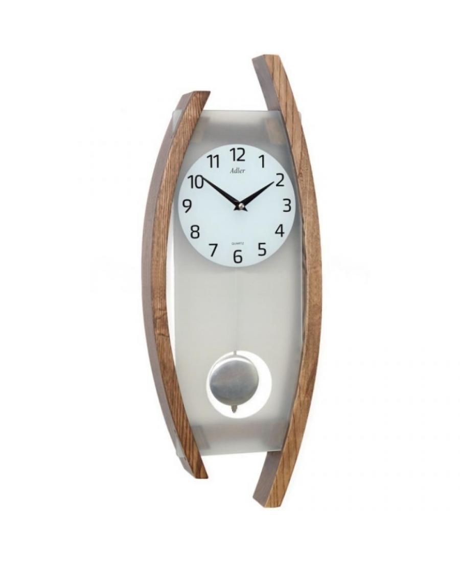 ADLER 20230O ДУБ Настенные кварцевые часы Wood