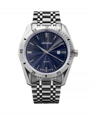 Men Classic Swiss Quartz Analog Watch ADRIATICA A8202.5115Q Blue Dial 45mm