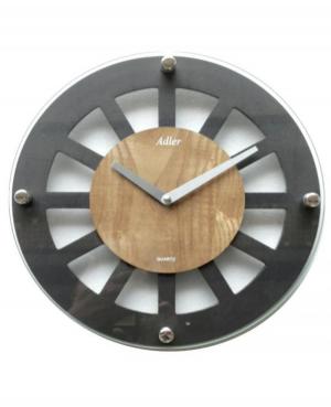 ADLER 21158 ANTR/PBO Wall clock Glass Gray Szkło Szary