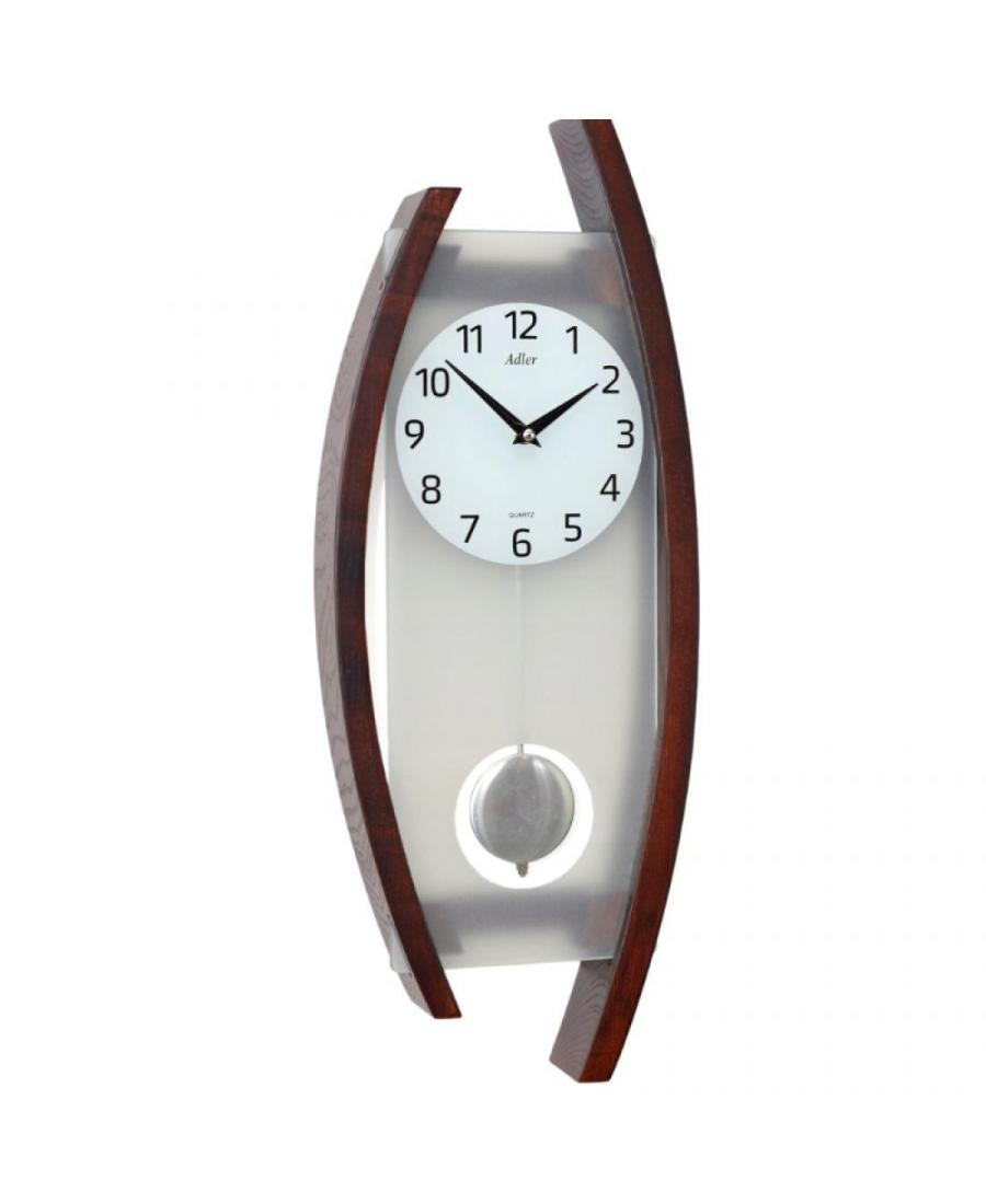 ADLER 20230W Настенные кварцевые часы Wood Орех