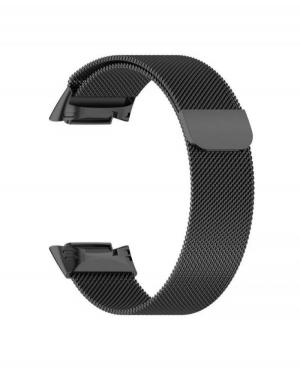 Julman watch bracelet for Fitbit Charge 5/6 BR BK Mag Metal 23 mm