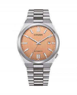 Men Japan Classic Automatic Watch Citizen NJ0159-86Z Orange Dial