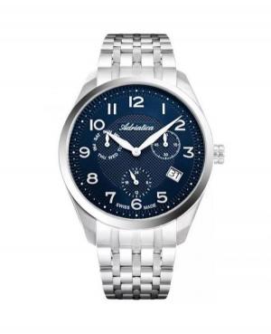 Men Classic Swiss Quartz Analog Watch ADRIATICA A8309.5125QF Blue Dial 43mm