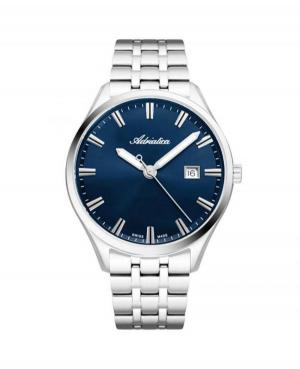 Men Swiss Classic Quartz Watch Adriatica A8330.5115Q Grey Dial